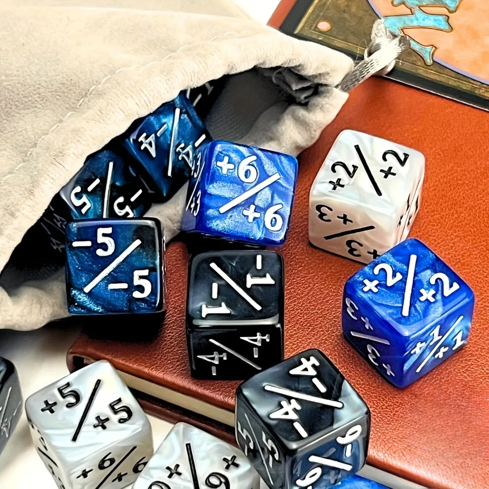 48pcs Premium Hexahedron Dice Set for Card Games - D6 Loyalty Counters, Essential Tabletop Gaming Accessories, Acrylic Material