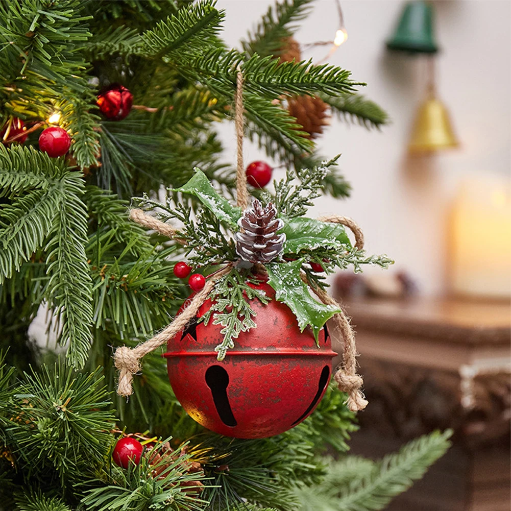 

8.5-21CM Large Size Metal Jingle Bell Christmas Tree Decorations Ornaments Home Party Ornament Decor Decor 2024 Navidad