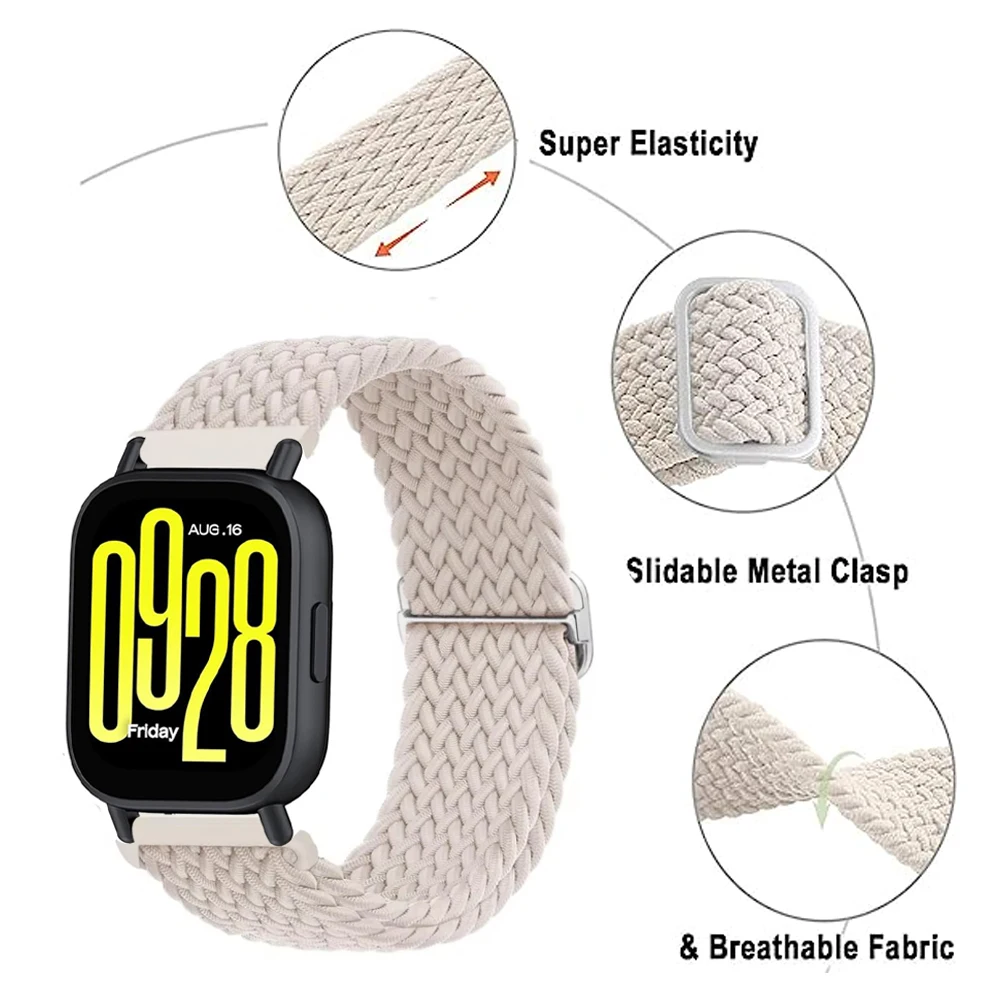Band for Redmi watch 5 active strap 5 lite accessories replacement belt bracelet correa braided Redmi watch 5 lite Smartwatch image 3