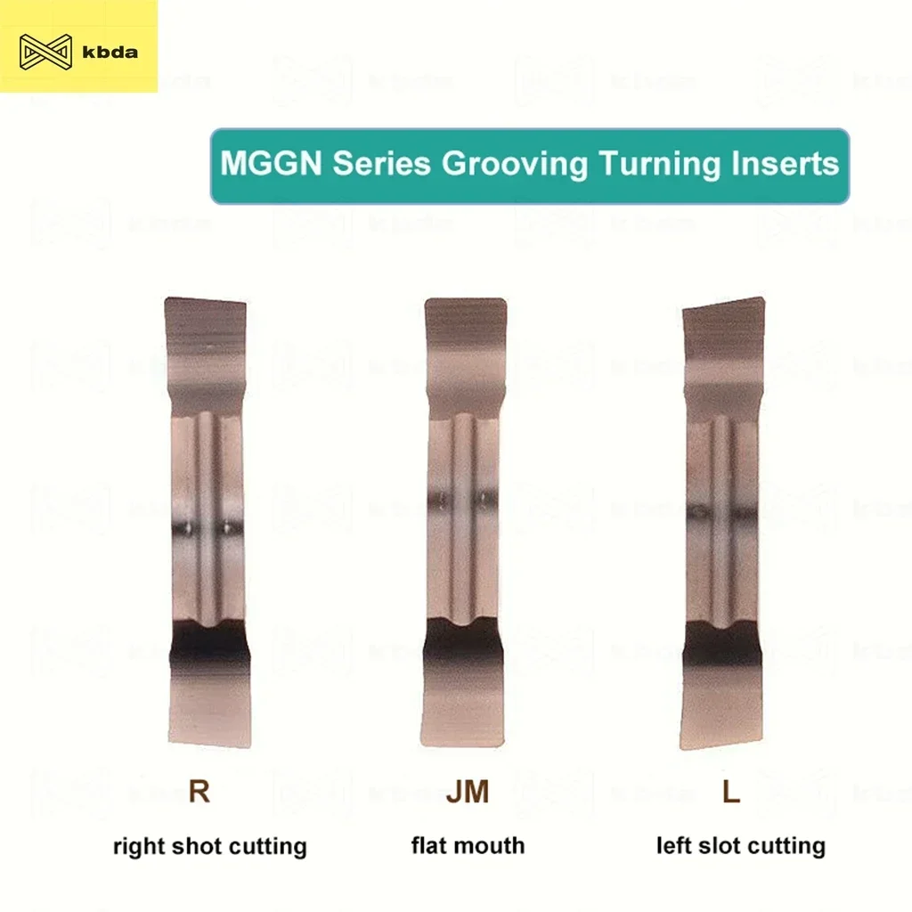 KBDA 5 Stuks Groefmes Carbide Insert MGGN150 MGGN200 MGGN250 MGGN300 MGGN400 MGGN500 R L JM CNC Draaibank Cutter Tool