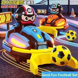 RC Bumper Car Football Battle Sports Game Toy 2.4G Remote Control Catapult Drift Doll Karting Toy with Music Light Toy Boy Gifts