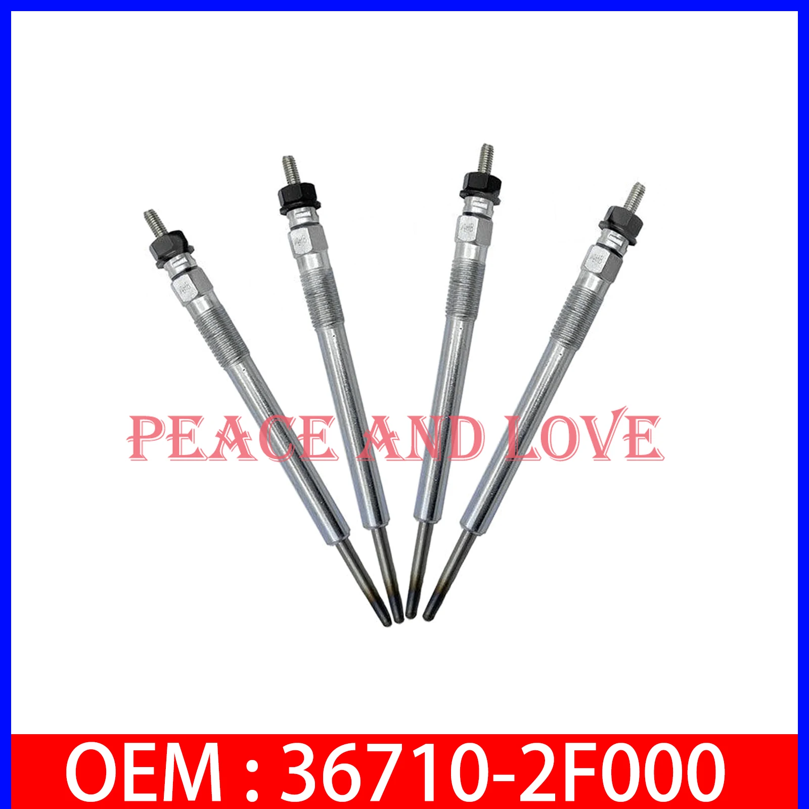 

4 PCS NEW GLOW PLUGS FOR HYUNDAI IX35 KIA CARNIVAL SORENTO SPORTAGE 367102F000 36710-2F000