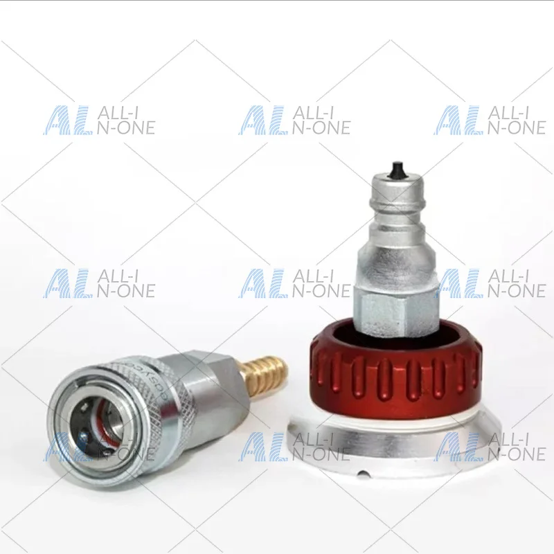 1PC Self Sealing Metal Vacuum Valve Nozzle Reusable Vacuum Bag Connector for Prepreg Vacuum Process Carbon Fiber Resin Infusion