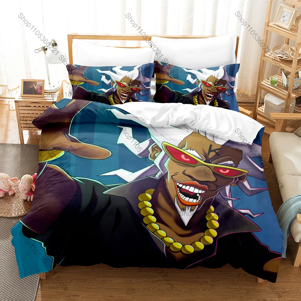 Cool DJ Professor K 3PCS Bedding Set Duvet Cover And Two Pillowcases Microfiber 3D Digital Print Jet Set Radio Bed Linens Home D