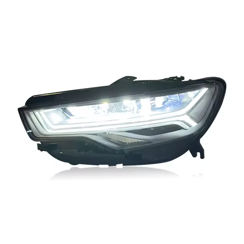 SMVP Ulepszony system świateł samochodowych Reflektory LED do Audi A6 A6L 2012-2018 Zespół reflektorów Wysokiej jakości zespół świateł przeciwmgielnych