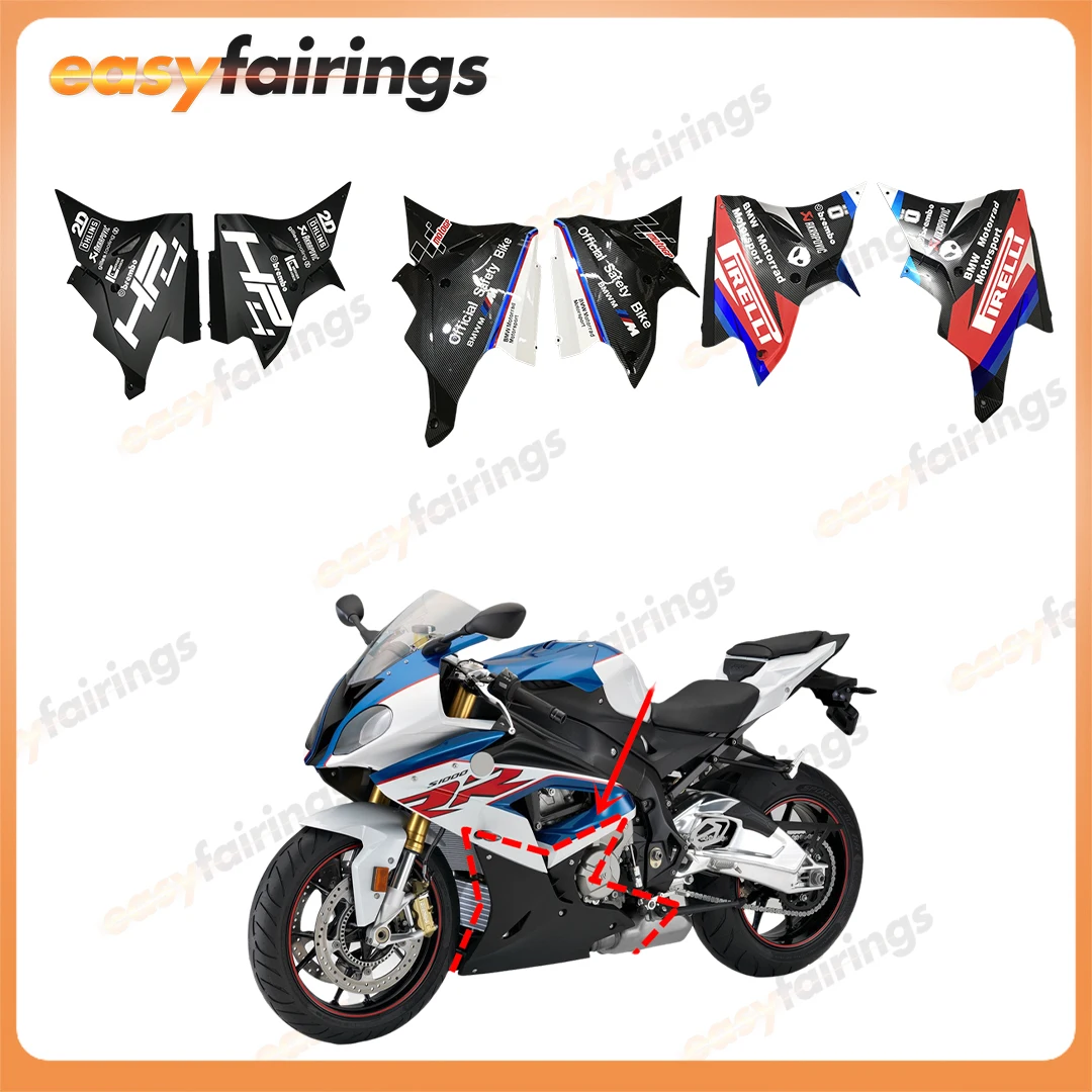 

Motorcycle Fairing Kit Fit For BMW S1000RR 2017 2018 Lower Left Right Side Cover New ABS Plastic Bodywork Replacement Parts