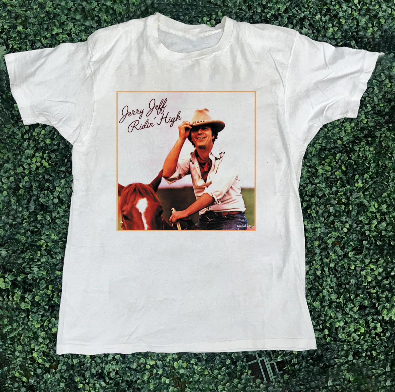 Ridin' High Album Jerry Jeff Walker T-Shirt Cotton For Men Women