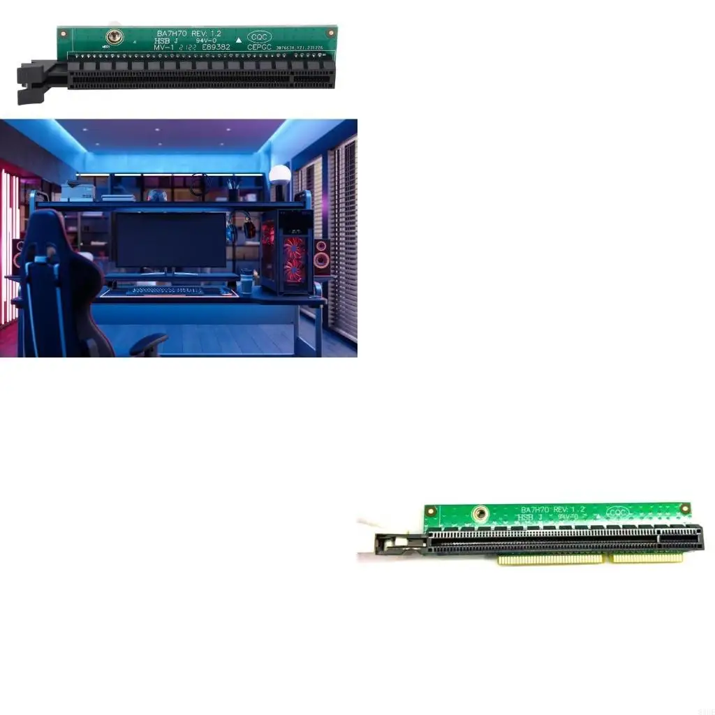 

Pcs PCIE Risers Card Replacement Expansion Risers Card for Tiny5 Series M720q P330 M920Q M920X Enhances Connectivity 83CE