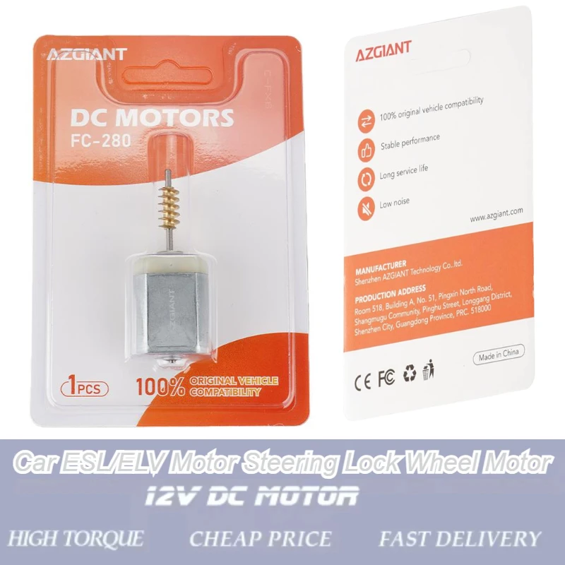 AZGIANT Car ELV/ESL Steering Lock Actuator Motors for VW Golf Series Replacement Brand New 2Q0905861B Car Security Parts