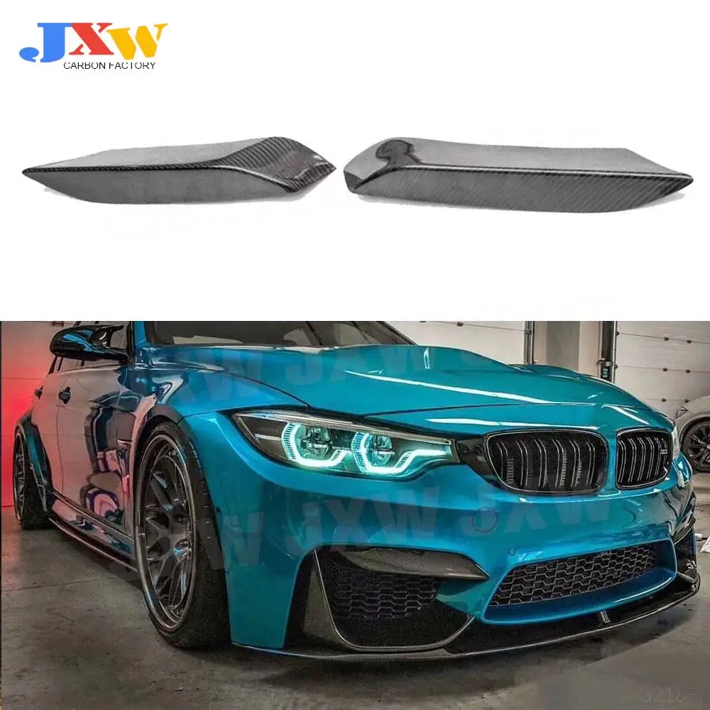 Carbon Fiber Front Bumper Extension Decoration for BMW 3 Series F80 M3 4 Series F82 F83 M4 2012-2018