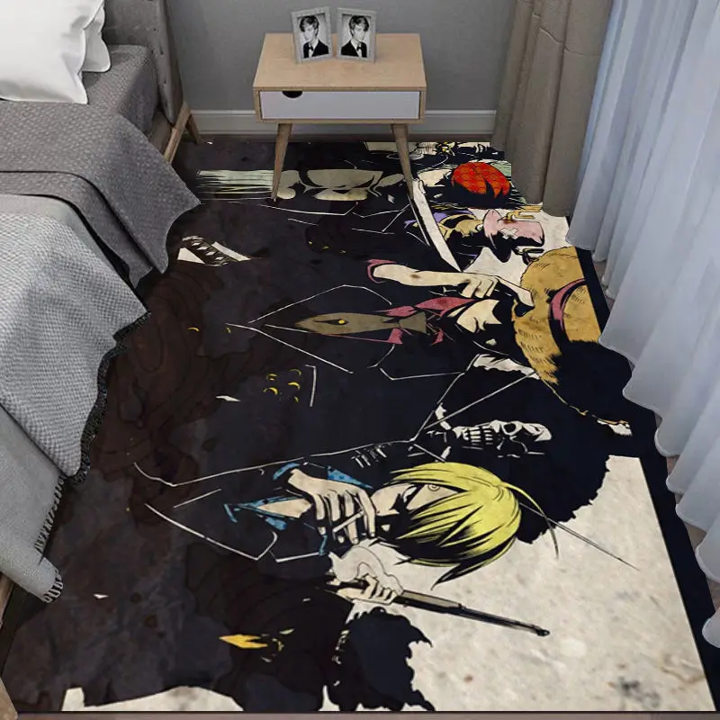 

Cartoon Anime One Piece Bedroom Bedside Room Carpet Living Room Nautical King Luffy Home Water Absorbent NonSlip Home Decoration