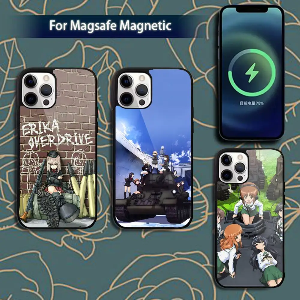 

GIRLS and P-PANZER Phone Case For iPhone 17,16,15,14,13,12,11,Pro,Max,Plus,Mini,Magsafe,Magnetic Wireless Charging Case