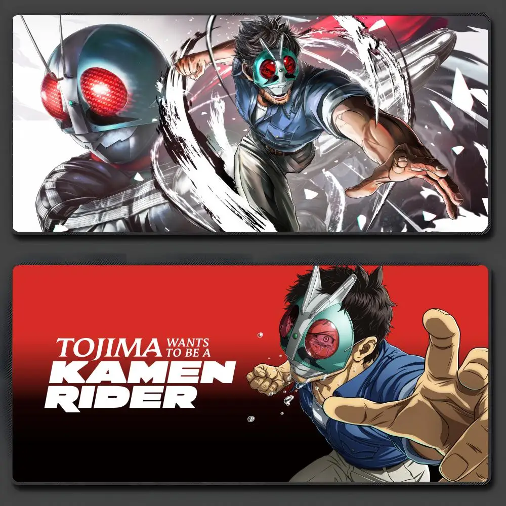 Kamen Rider Decade Extended Gaming Mouse Pad Large Anti-Slip Rubber Gaming MousePad Durable Desk Pad Thick Seam Edge Suitable F