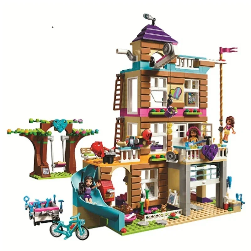 

10859 Friends 730Pcs toys for children Girls Series Friendship House Set Building Blocks Bricks Kids Gifts