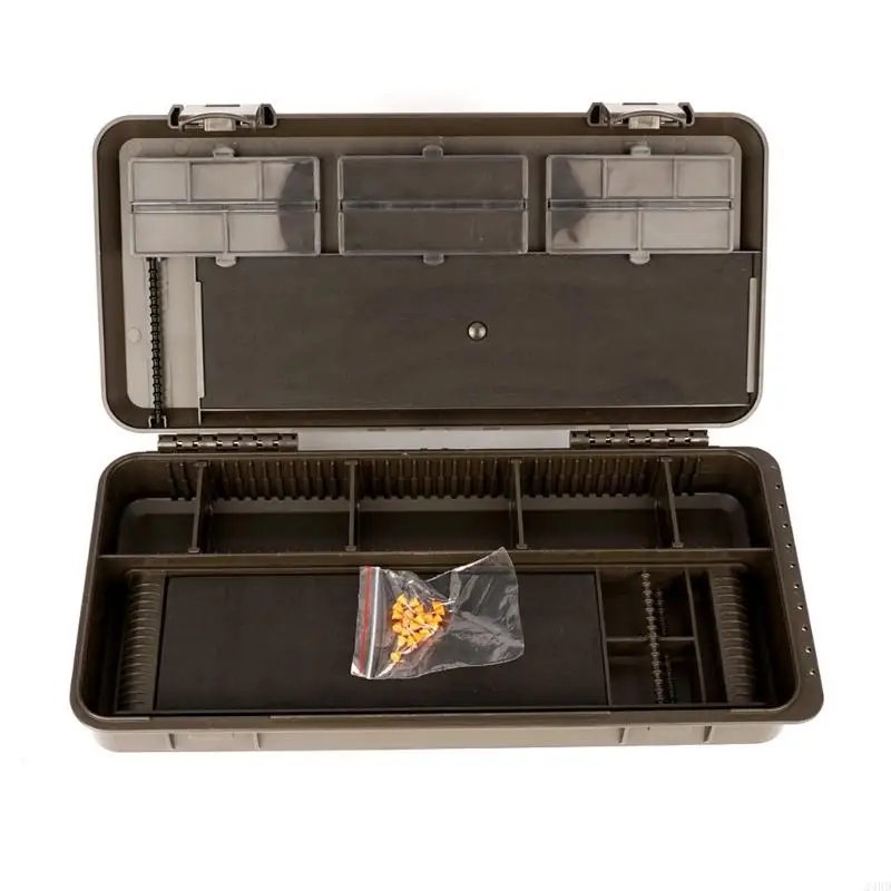 

ABS Construction Rigs Storage Box Perfect For Keep Fishing Tackle Neat And Tidy Fishing Hook Organizers Case 24BD