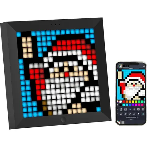 LED Pixel Display 32x32 LED Panel Lights Pixel Art Digital Picture Frame APP Control DIY for Gaming Room Bedside Table Decor