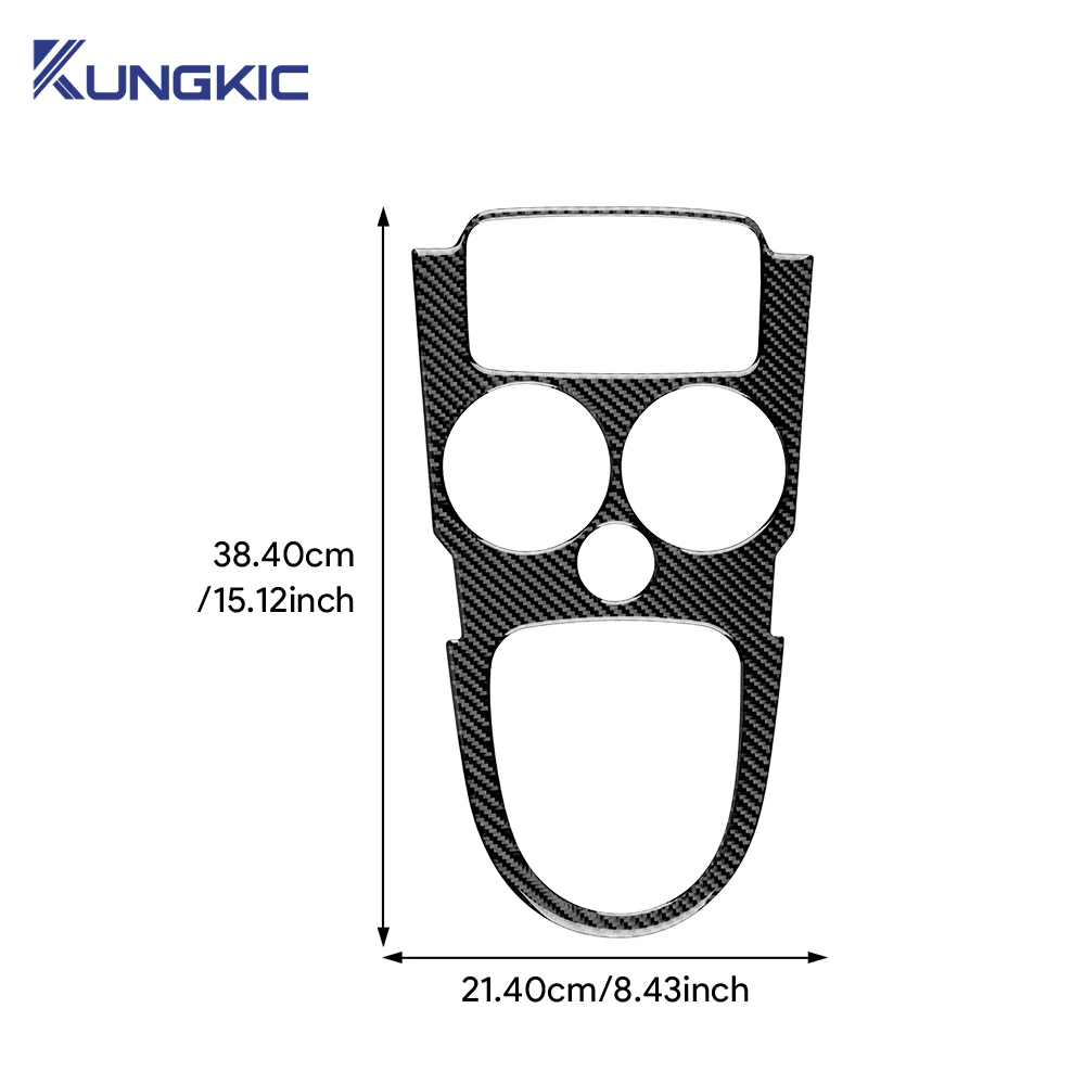 

For Seat Altea 2004-2009 2010 2011 2012 2013 2014 2015 2016 Real Soft Carbon Fiber Sticker LHD RHD Car Gear Shift Frame Panel