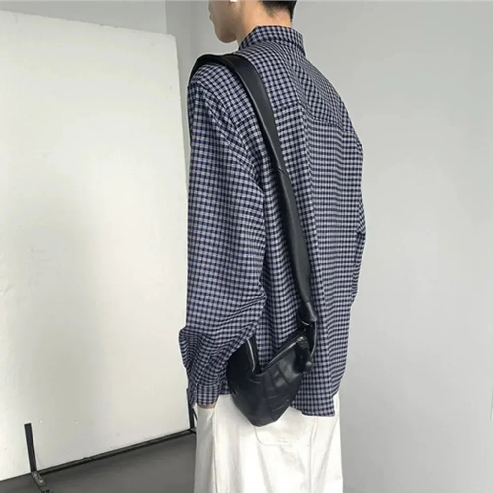 

Casual Lapel Shirts For Men Casual Shirt Long Sleeve Shirt Available Sizes M-2XL Lapel Neckline Holiday Fashion