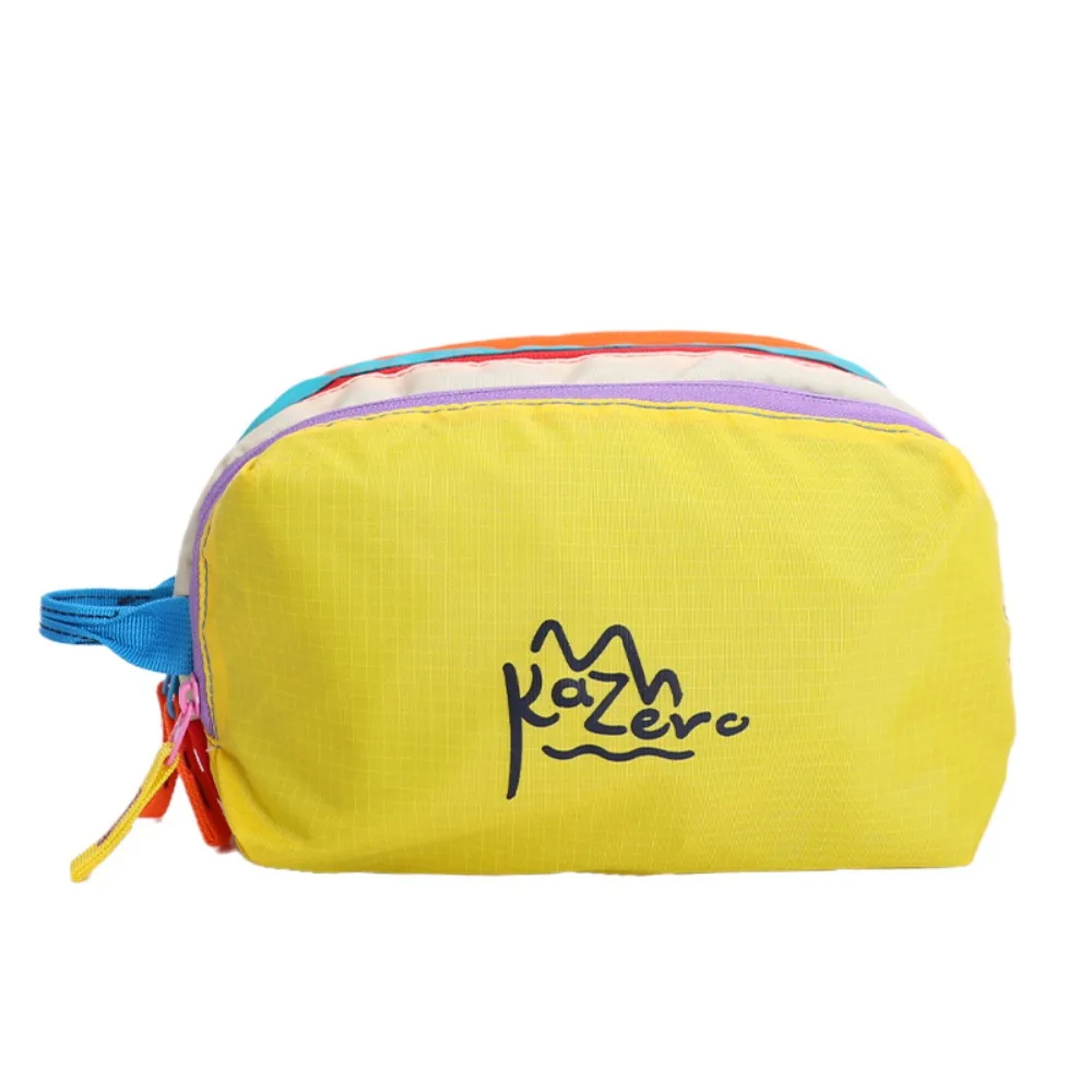 

Lovely Multifunctional Dopamine Makeup Bag Zipper Multi-Pocket Cute Cosmetic Bag Waterproof Coin Purse Carryall Travel