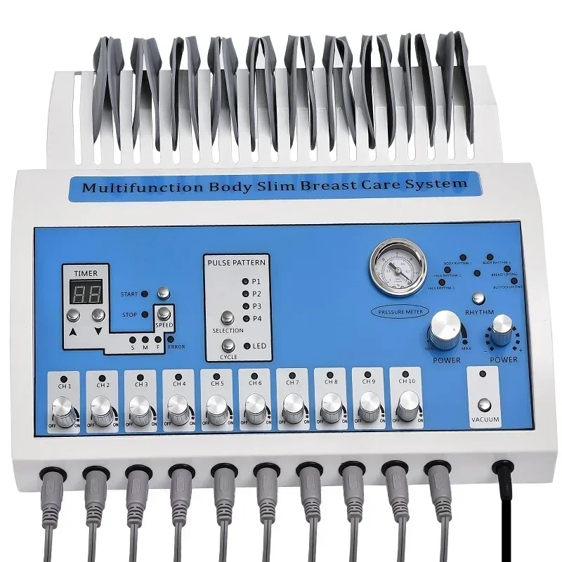 الحرارة الروسية موجة الكهربائية العضلات تحفيز EMS آلة فراغ تدليك تشكيل الجسم للمنزل أو صالون