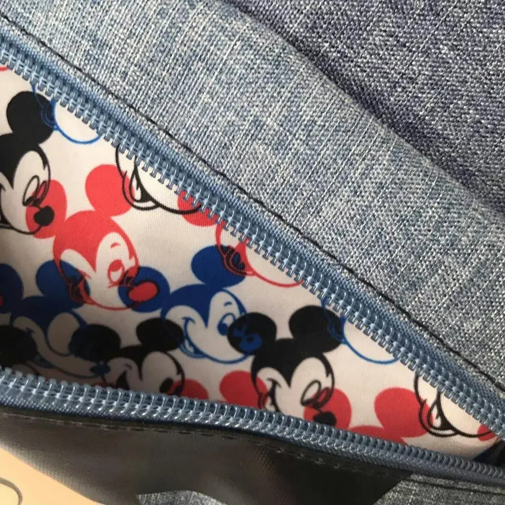 Mochila impermeable unisex de gran capacidad con dibujo de Disney, mochila multifunción para hombre y mujer, con dibujos de ratón Mickey, mochila