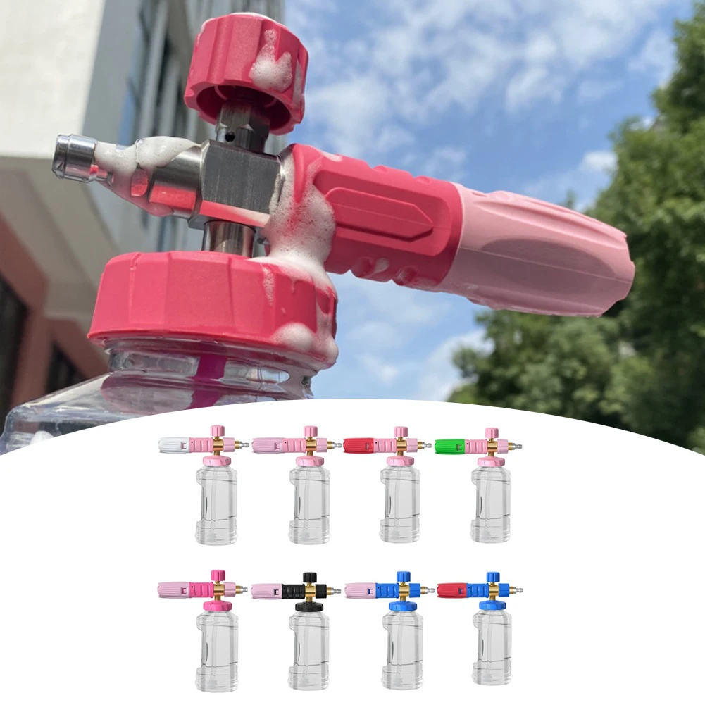 4000 PSI High Pressure Foam Sprayer Adjustable Ratio And Foam For Car Motorcycle Snow Foam Lance Car Soap Foam Generator