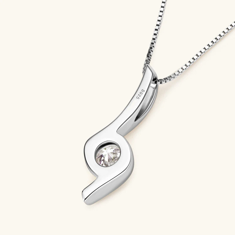 Sterling Silber 925 echter Moissanit Schmuckset für Frauen 2,0 ctw D Farbe Labordiamant Ohrstecker Anhänger Halskette Sets Geschenk – Detail 16