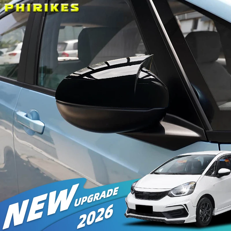 Rearview Mirror Housing Side Mirror Cover Fit For Honda Fit JAZZ GR9 2020-2023 LIFE Car Modified Accessories