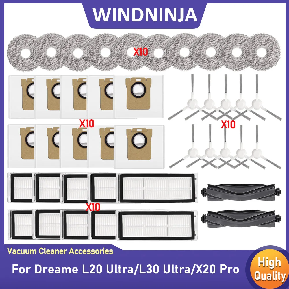 For Dreame L20 Ultra L30 Ultra X20 Pro Robot Vacuum Cleaner 