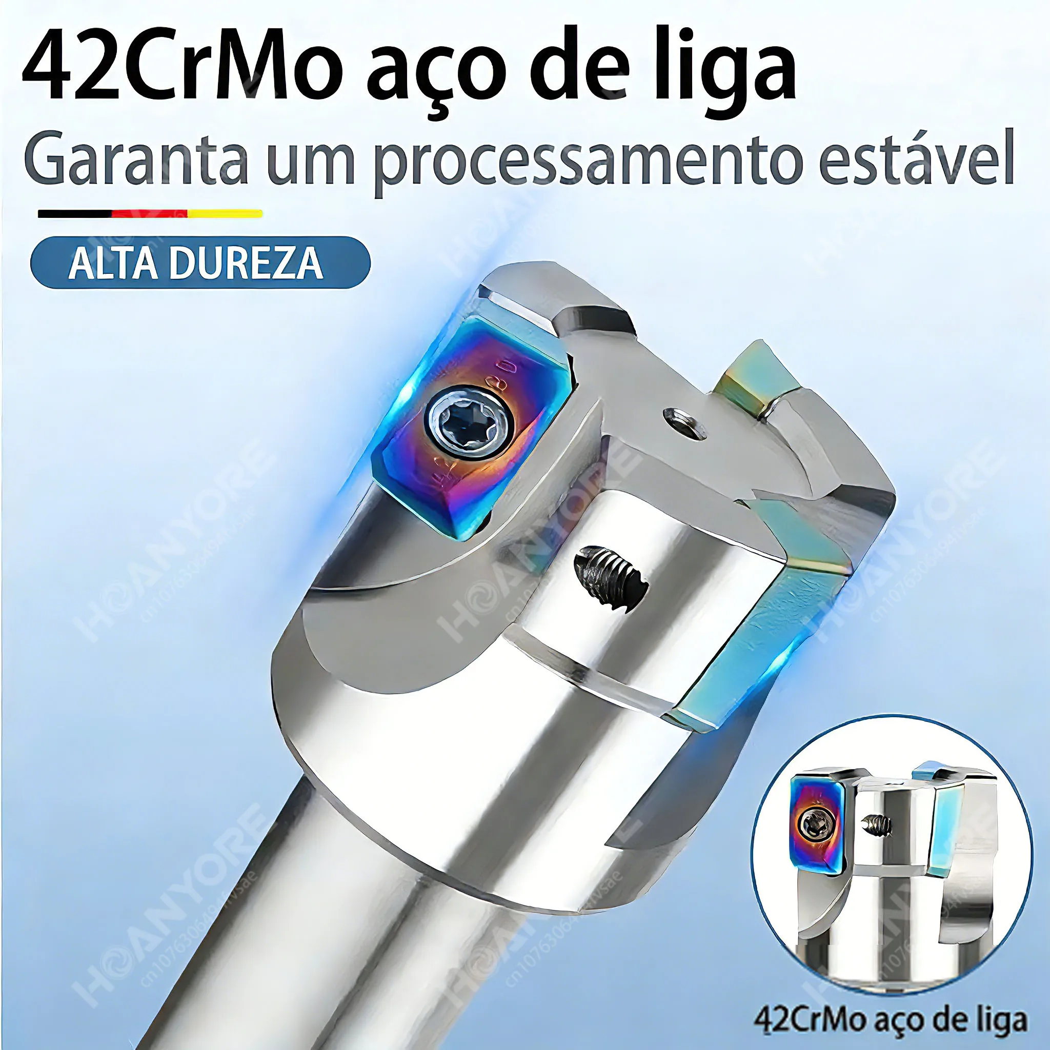 Fresa de topo de metal duro 16mm para CNC, para processamento de metal, ferramenta de corte de alta precisão e resistente ao desgaste, envio em 48h