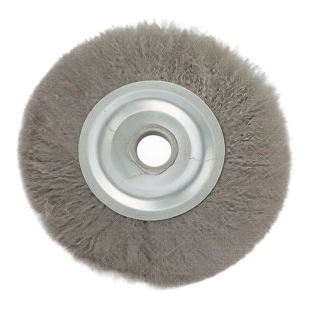 Crimped Stainless Steel Wire Wheel Brush 100mm 125mm 150mm for Angle Grinder Deburring Polishing Finishing Use