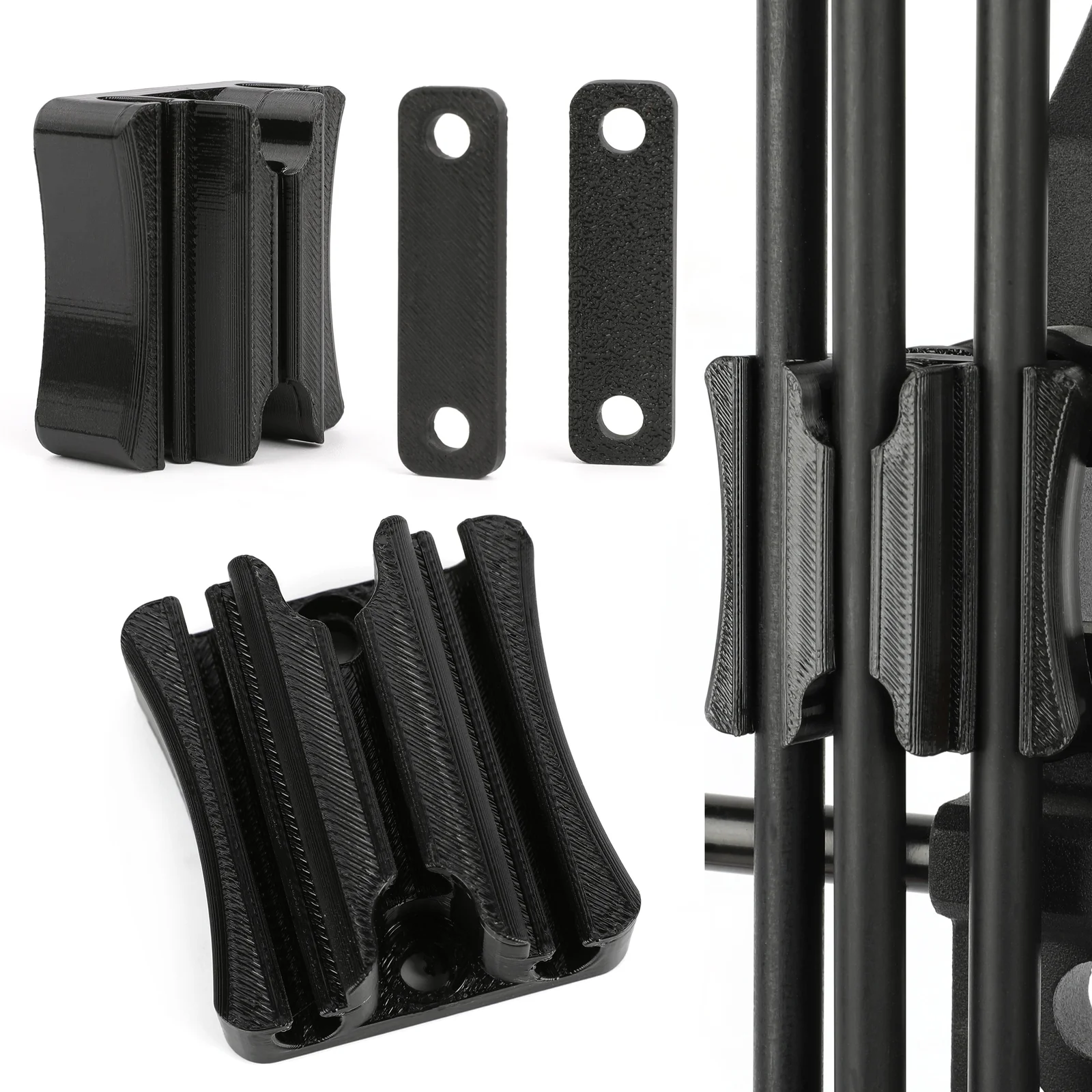 

TPU Arrow Shaft Archery Arrow Quiver Easy Installed Soft Material Above 7.5mm Compound Bow Can Hold 3 Arrows for Bow Accessories