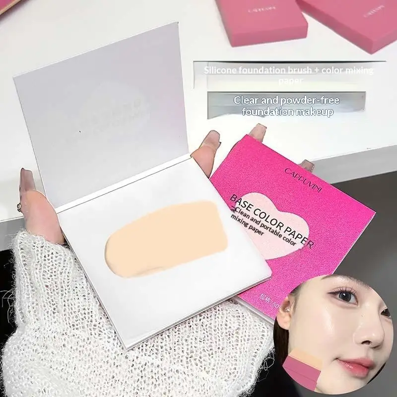 Makeup Mixing Palette 100 Sheets Disposable Paper for Concealer Foundation Color  Gift