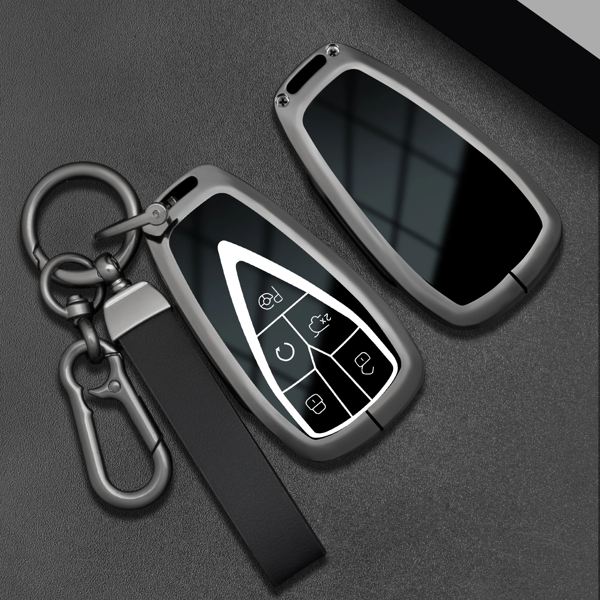 Legierung Autoschlüssel-Gehäuseabdeckung für Changan CS35PLUS CS55PLUS CS75 PLUS Eado UNI-T UNI K Zubehör