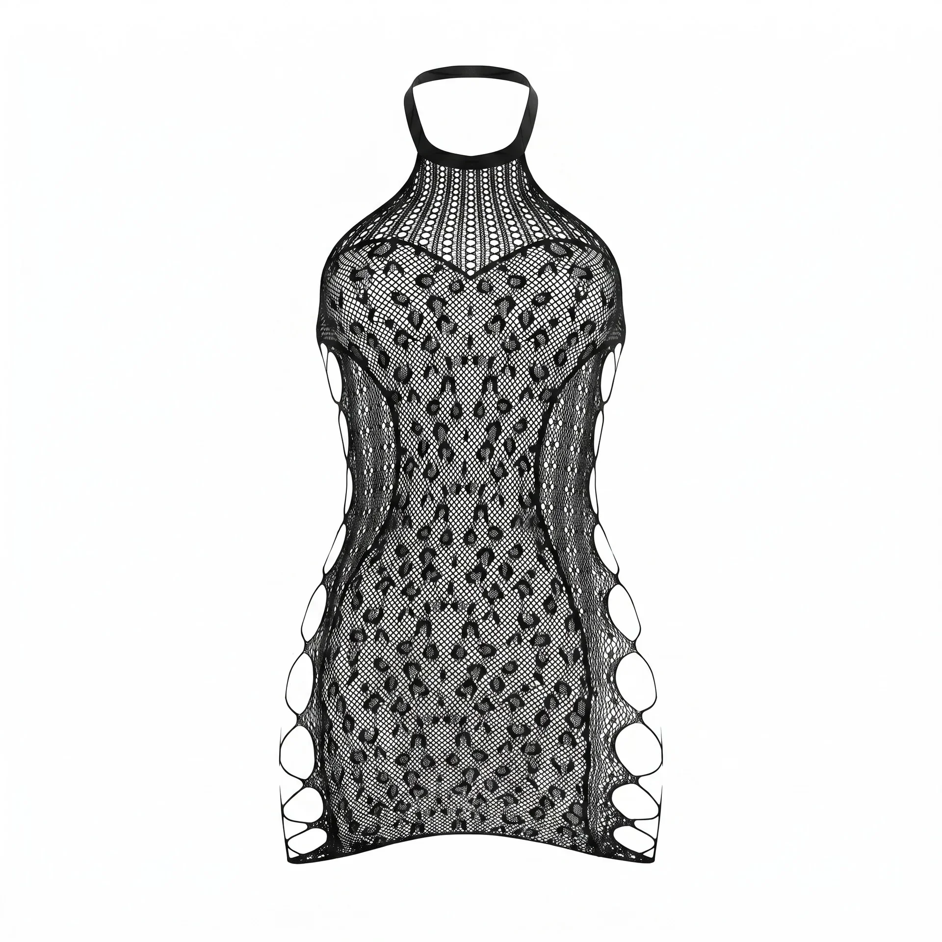 1PC Damen Sexy Dessous Sexy Netz-Überwurf für den Valentinstag ohne Bikini, figurbetontes Kleid mit Ausschnitten, siehe DS033 – Detail 6