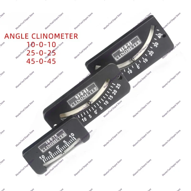 45-0-45 25-0-25 Inclinometer Mini Protractor Angle Indicator Measuring Instrument Inclinometer Slope Positioning Instrument
