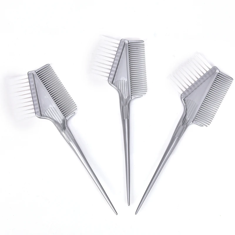 Pro Salon Tools tinture per capelli in plastica pennelli da colorare pettine barbiere tinta parrucchiere strumenti per lo Styling pettini per capelli con pennello