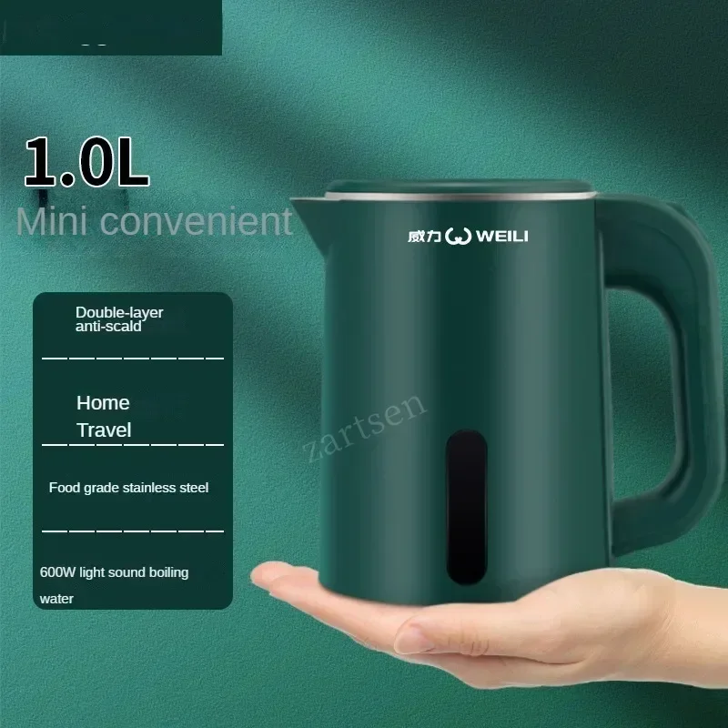 Tea Electric Water Kettle1L Portable Travel Water Smart Boiler Bottle Mini Coffee Healthy Electrilc Keettle For Home Office