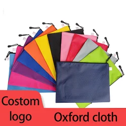 Custom Logo A4 zipper file bag Office file bag Plastic file bag folder