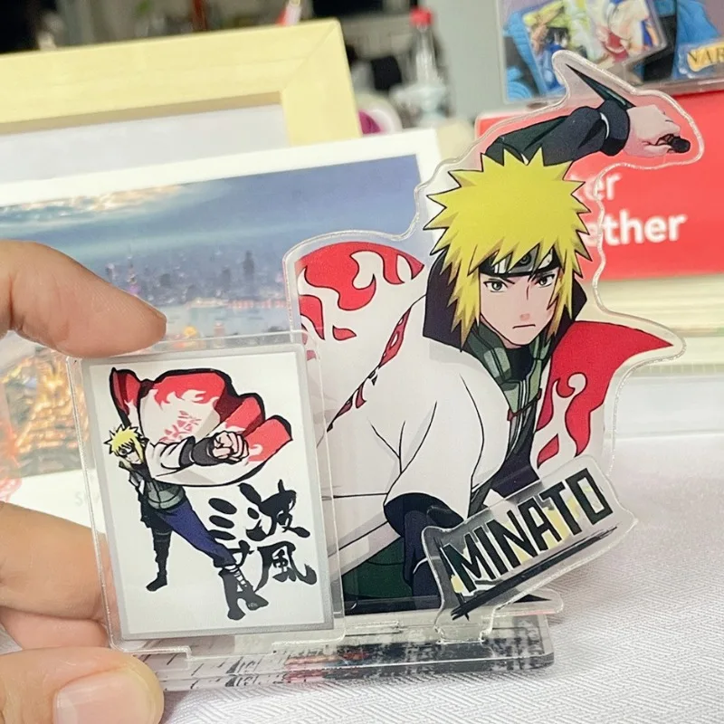 Naruto Uzumaki Naruto Acryl Plaque Anime Actiefiguren Cartoon Speelgoed Gepersonaliseerde Paar Ornament Decoratie Kid Kerstcadeau