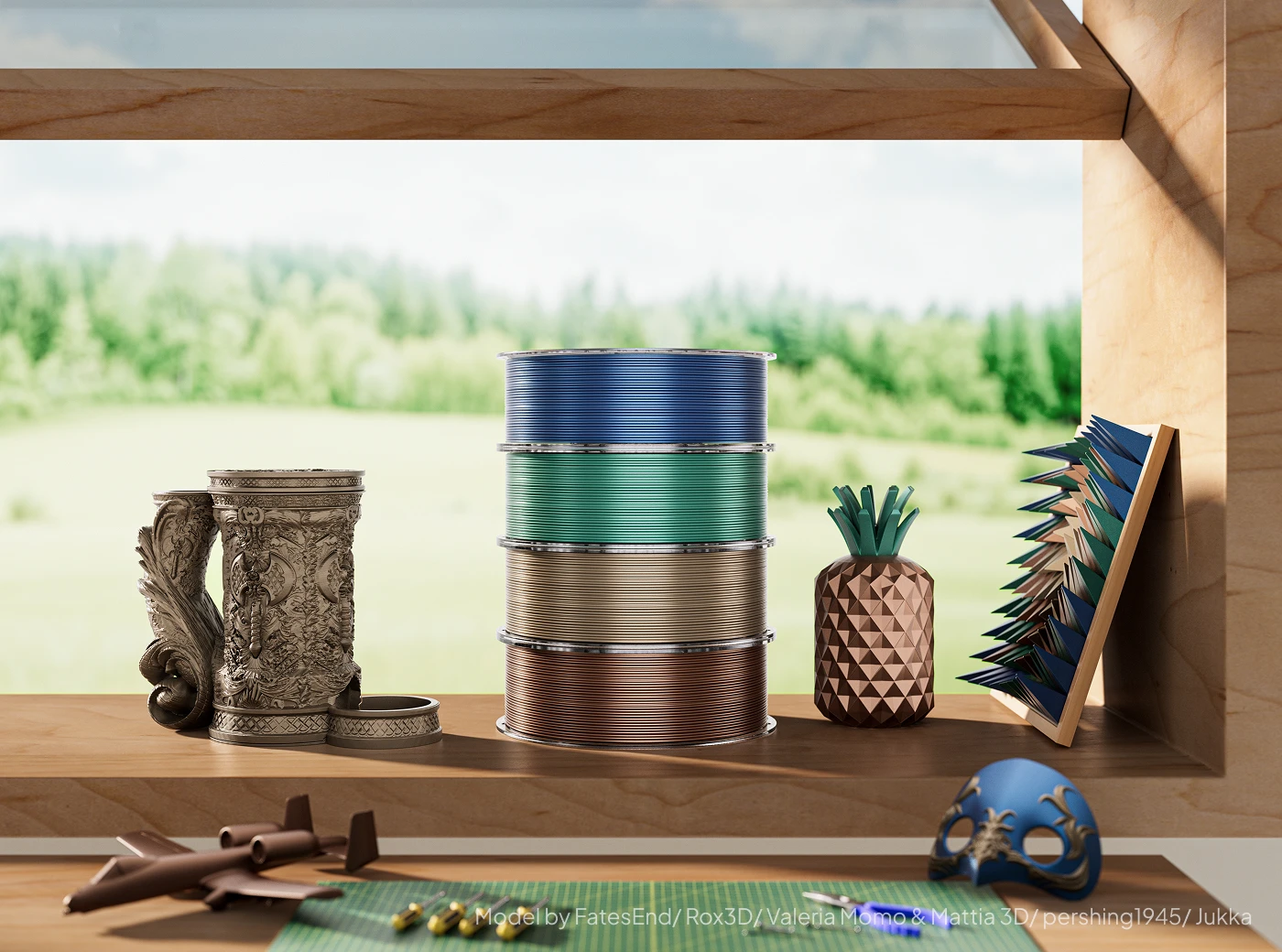 ELEGOO 2KG/4KG/5KG/10KG 1,75mm PLA Filament Kunststoff 3D PLA für EU und USA – Detail 2