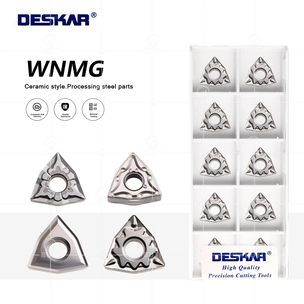 

DESKAR 100% оригинал WNMG 080404 /WNMG 080408 -HQ MT TS TC LF90 Токарный станок с ЧПУ, токарный инструмент для металлокерамики, инструменты из нержавеющей стали, токарные вставки