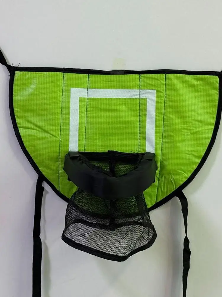 Kit de panier de basket-ball pliable, sécurité, entraînement de basket-ball multifonctionnel avec pompe et ballon, mini panier de basket-ball amusant