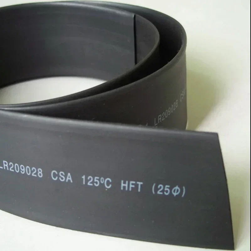 1~10m 2:1 Black Heat Shrink Tube Diameter 0.6~210mm Polyolefin Heatshrink Tubing Sleeving DIY Wrap Wire Repair Cable Protecctor