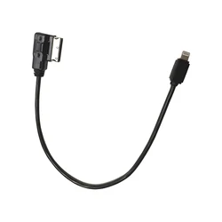 Car Charge Cable AMI/MMI interface to lightning cable  AMI MMI MDI Adapter Cablefor iPhone8/12 charge For Jetta MK5 2009 to 2012