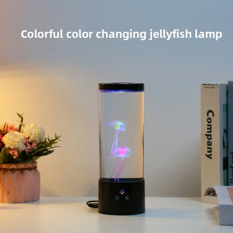 Color Changing LED Jellyfish Lamp Creative Night Light Kids Bedroom Decor Ornament Jellyfish Ambient Light