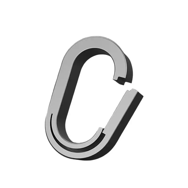 S MINI TC4 Titanium Alloy Keychain Buckle Key Ring Car Accessories Waist Hanging Chain Ring Buckles Opener EDC Outdoor Tool