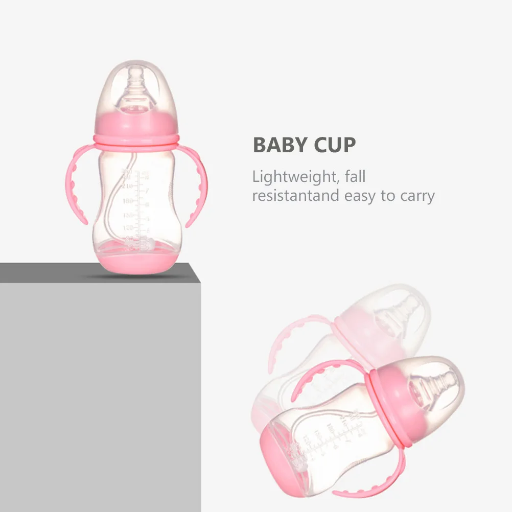 

Baby Feeding Bottle Compact Portable Lightweight Toddler Cup Leak-Proof Milk Bottle For Kids Water Drinking Travel Home