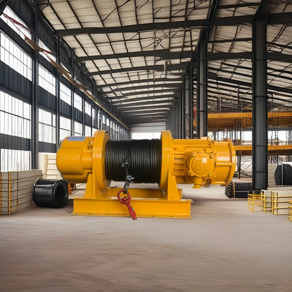 Robuste elektrische Drahtseilwinde, Kranzugwinde der neuen Generation