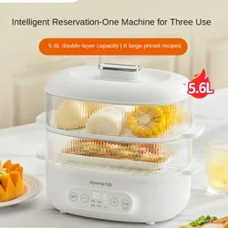 220V Household Electric Egg Steamer Home Egg Boiler for Salad Multi Cooker 2 Layers Steaming Cooking Pot